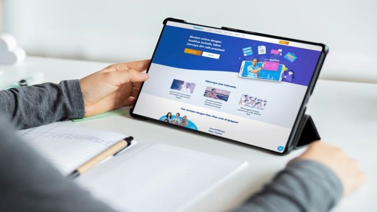 Ilustrasi aplikasi Quipper. (ANTARA/HO)