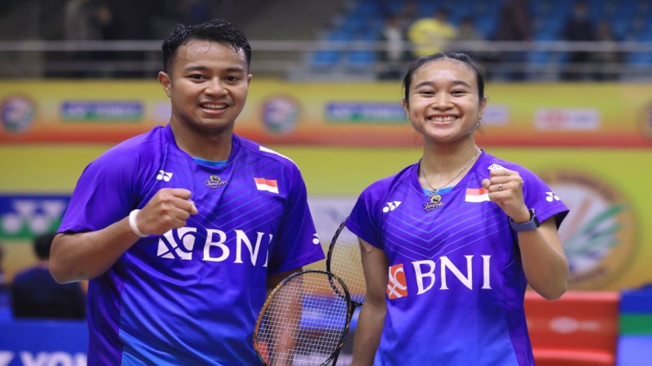 Pasangan ganda campuran Indonesia Rehan Naufal Kusharjanto/Lisa Ayu Kusumawati. (ANTARA/HO/PBSI)