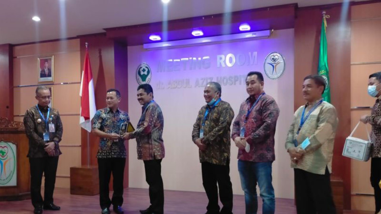 Kunjungan kerja Pemkot Tebing Tinggi di RSUD Abdul Azis Singkawang (rudi)