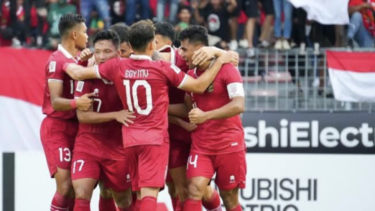 Selebrasi Timnas Indonesia