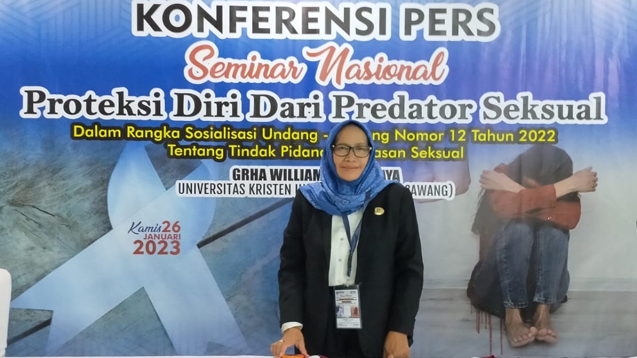 Wakil Ketua Umum DPN Peradi Bidang Pemberdayaan Perempuan, Perlindungan Anak dan Disabilitas, Srimiguna S.H., M.H.