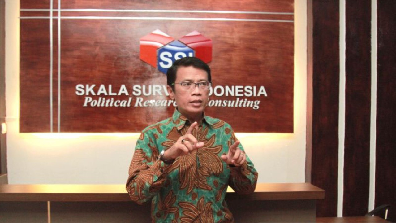 Direktur Eksekutif Skala Survei Indonesia (SSI) Abdul Hakim, Jakarta, Jumat (6/1/2023). ANTARA/HO-SSI
