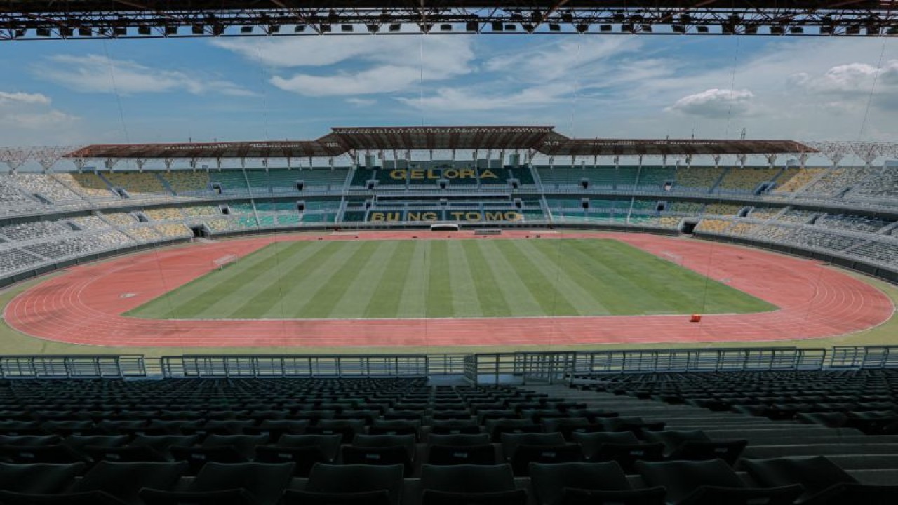 Stadion Gelora Bung Tomo (GBT) di Kota Surabaya menjadi salah satu tempat penyelenggaran Piala Dunia U-20. (ANTARA/HO-Persebaya)