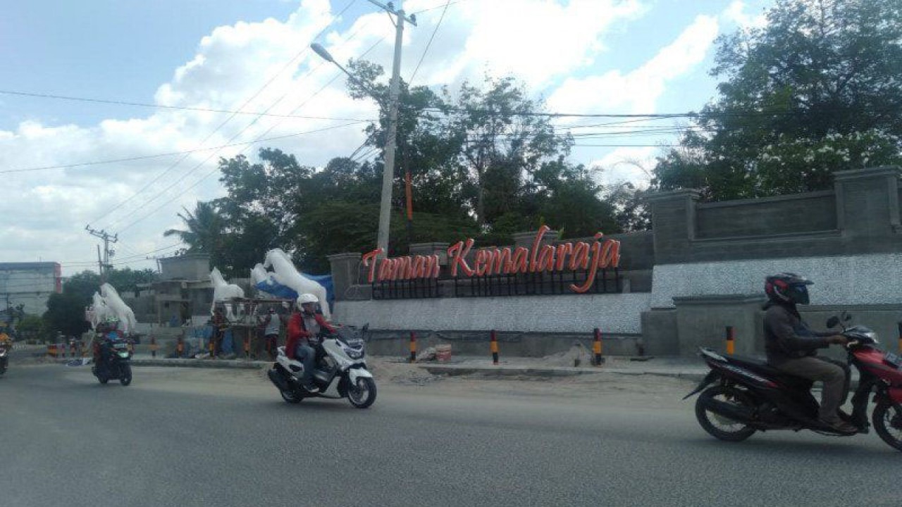 Taman Sukaraya salah satu taman yang dibangun Dinas Perkim Kabupaten OKU. ANTARA/Edo Purmana