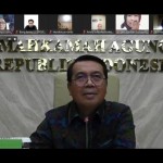 Tangkapan layar Ketua MA Prof M Syarifuddin memberikan paparan capaian kinerja tahun 2022 di Jakarta, Selasa, (3/1/2023). ANTARA/Muhammad Zulfikar-1672727352