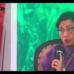 Tangkapan layar Menteri Keuangan Sri Mulyani dalam webinar ekonomi nasional, Minggu (22/1/2023). (ANTARA/Sanya Dinda)-1674370868