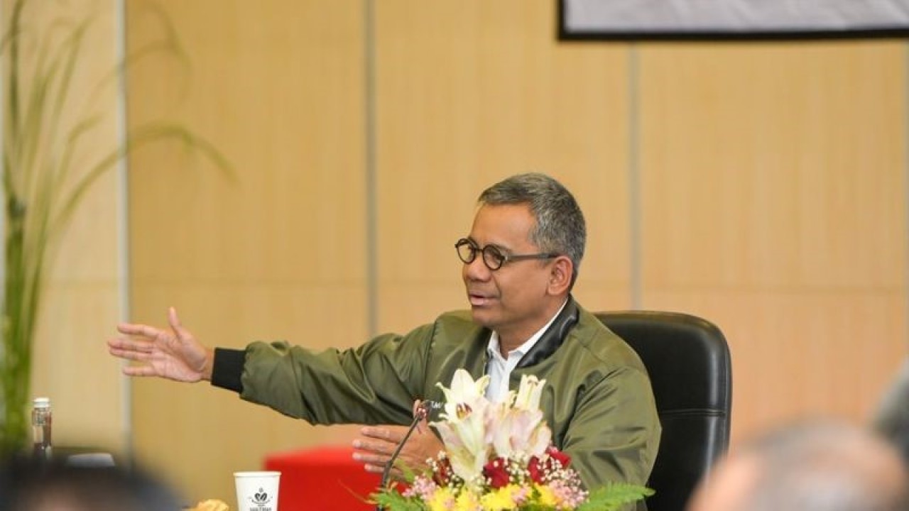 Wakil Menteri Keuangan (Wamenkeu) Suahasil Nazara dalam Rapat Koordinasi Pimpinan Direktorat Jenderal Bea Cukai (DJBC) di Jakarta, Kamis (12/1/2023). ANTARA/HO-Kementerian Keuangan