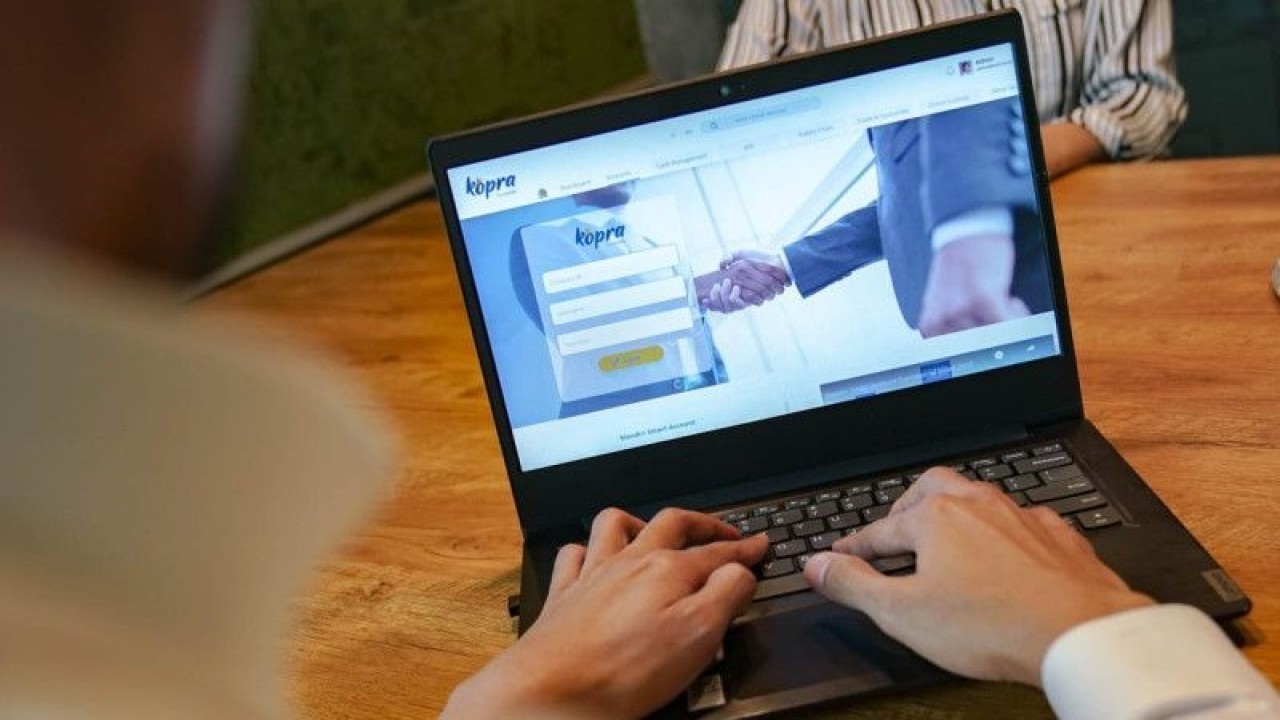 Wholesale digital super platform Kopra by Mandiri. (ANTARA/HO-Bank Mandiri)