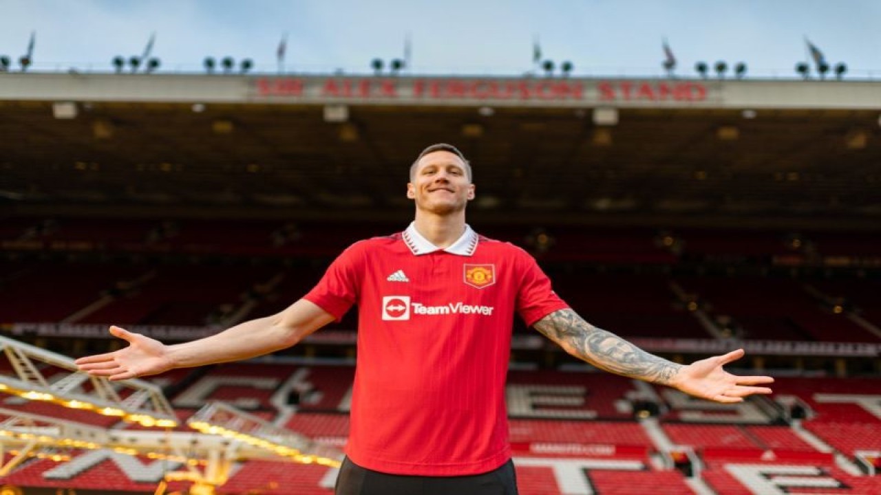 Arsip - Penyerang Manchester United Wout Weghorst. ANTARA/HO-Manchester United