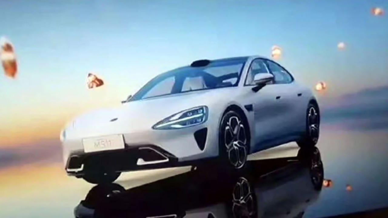 Tampang mobil listrik Xiaomi MS11 telah bocor di media sosial. (Arena EV)