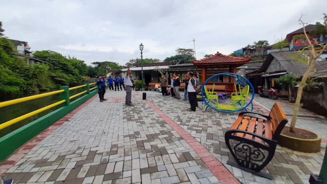 Ilustrasi - Hasil penataan kawasan kumuh di Kampung Sambirejo Kecamatan Kotagede Yogyakarta pada 2022. (ANTARA/HO-DPUPKP Kota Yogyakarta)