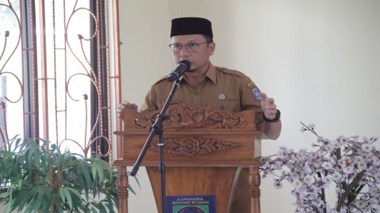 Bupati Bangka Tengah Algafry Rahman (FOTO ANTARA/Ahmadi)