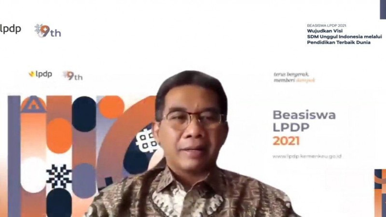 Direktur Utama LPDP Andin Hadiyanto. (FOTO ANTARA/ Zubi Mahrofi)