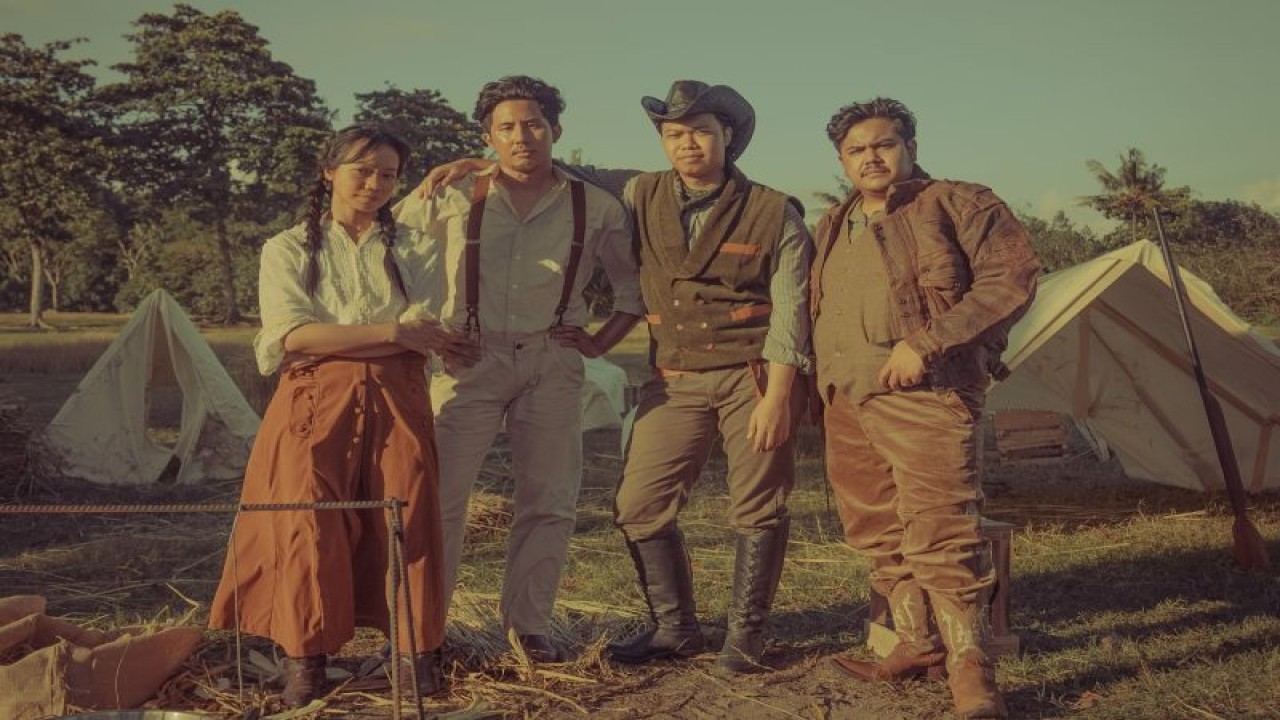 Band indie-rock Reality Club. (ANTARA/HO)