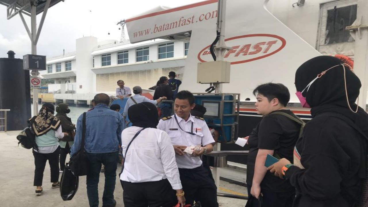 Kunjungan wisatawan mancanegara di Kota Batam, Kepri (ANTARA/Jessica)