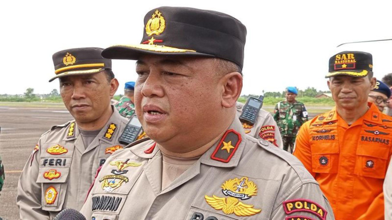 Wakapolda Jambi Brigjen Pol Yudawan di Jambi, Rabu (22/2/2023) (ANTARA/Tuyani)