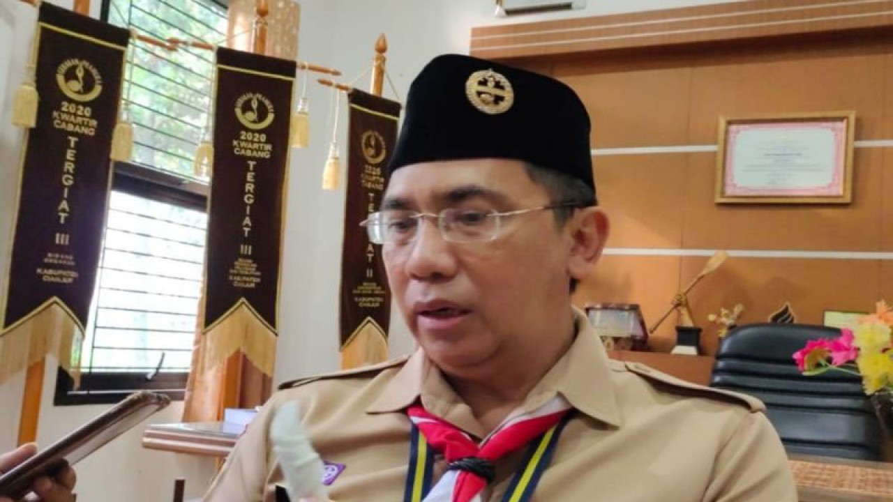 Juru Bicara Penanganan Gempa Cianjur, Jawa Barat, Budhi Rahayu Toyib. (ANTARA/Ahmad Fikri)