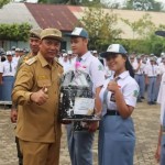 Bupati Bengkayang saat hadir di goes to school (ANTARA/Wati)-1676444440