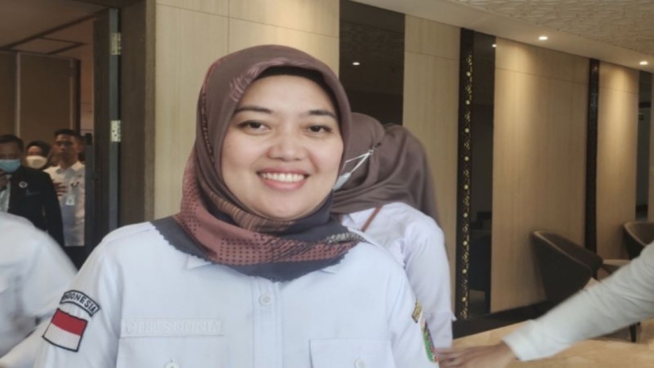 Arsip- Wakil Gubernur Lampung Chusnunia Chalim saat memberi keterangan. ANTARA/Ruth Intan Sozometa Kanafi.