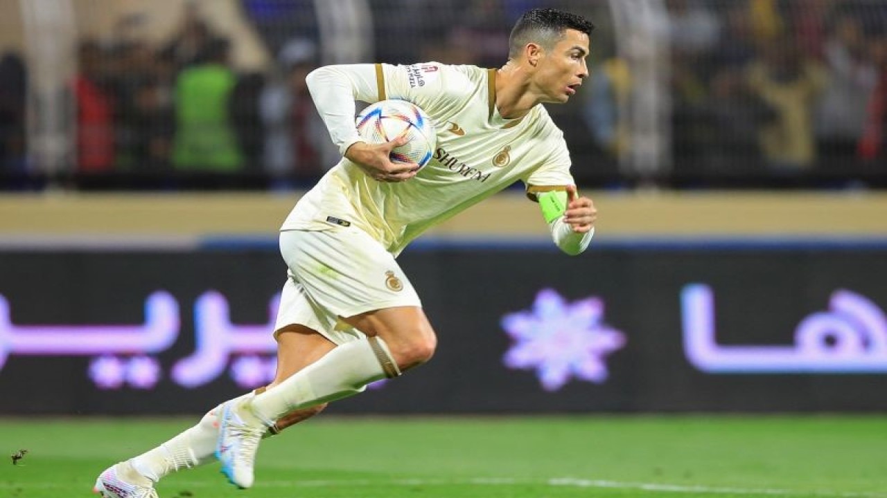 Cristiano Ronaldo. (ANTARA/AFP/ALI ALDAIF)