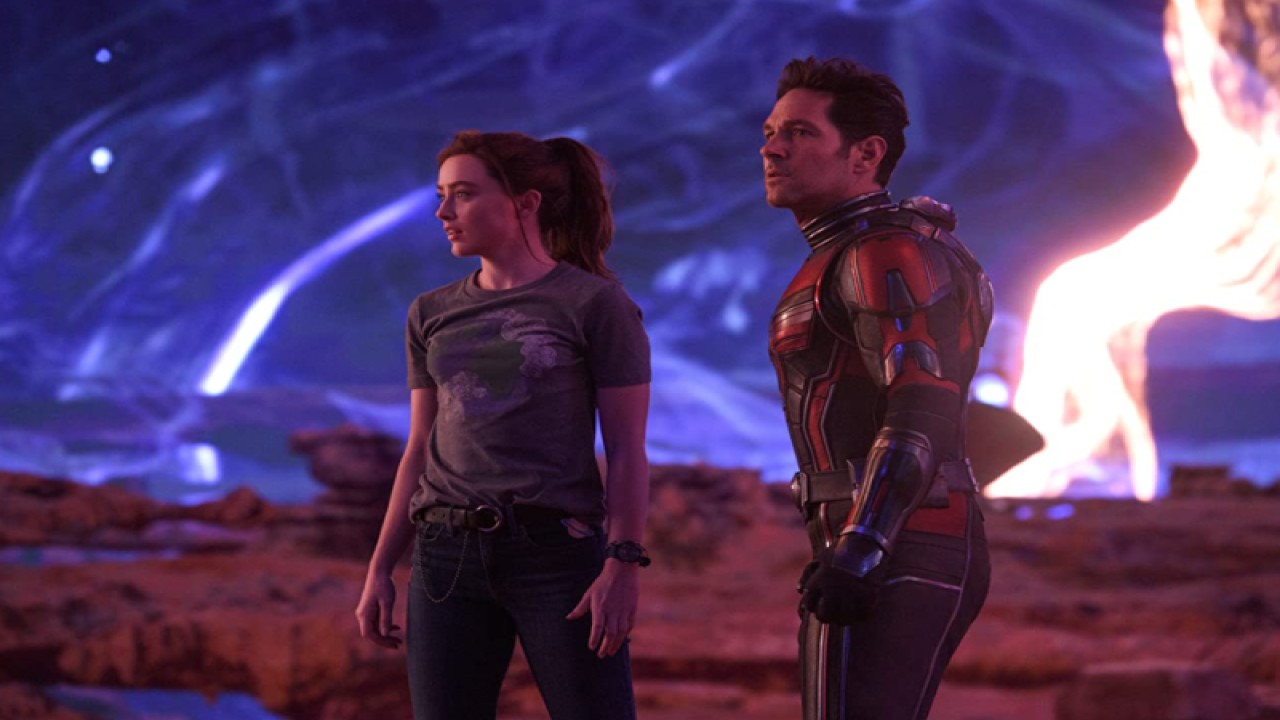 Paul Rudd dan Kathryn Newton dalam film "Ant-Man and the Wasp: Quantumania" (2023). (ANTARA/HO-Marvel Studios via IMDb)