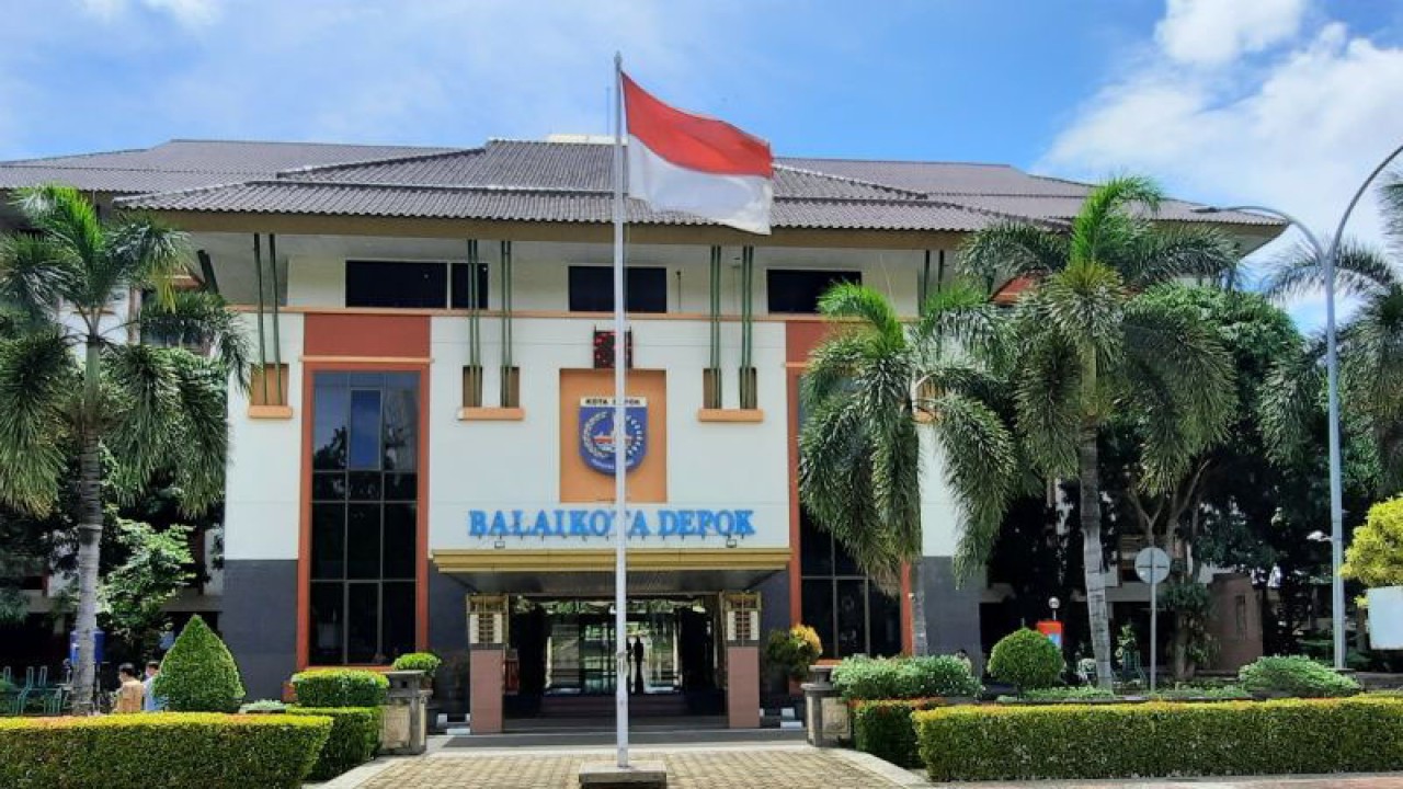 Balaikota Depok. ANTARA/Foto: Feru Lantara.