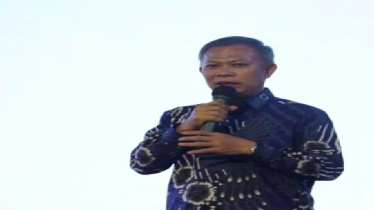 Tangkapan layar Direktur Utama Lembaga Manajemen Aset Negara (LMAN) Basuki Purwadi dalam webinar Infrastructure Day yang dipantau di Jakarta, Kamis (17/11/2022). ANTARA/Sanya Dinda.
