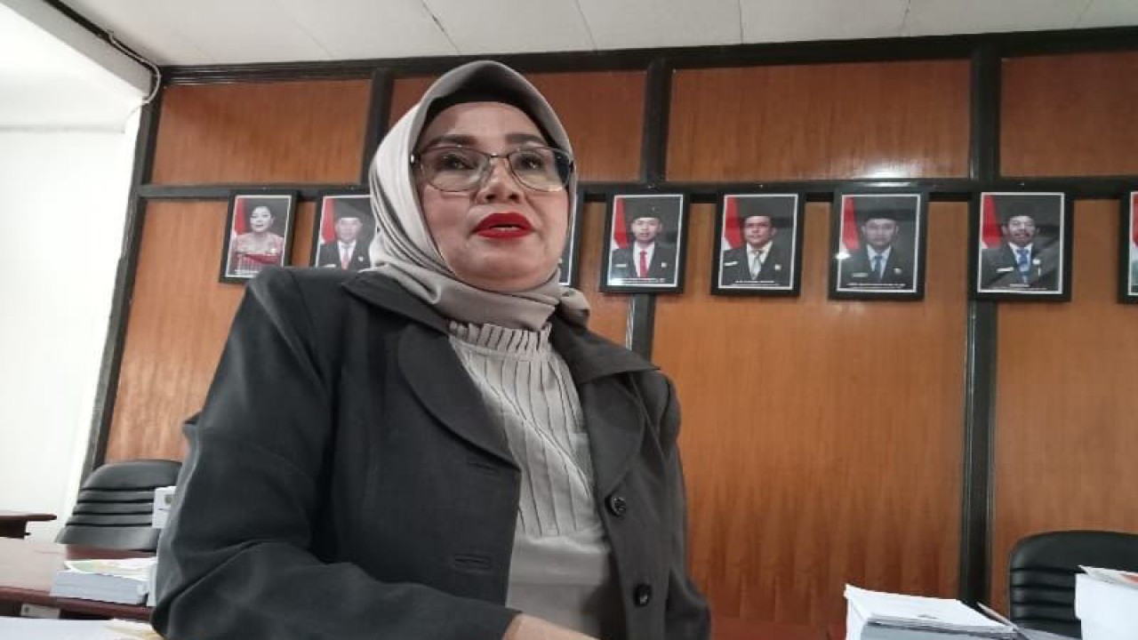 Anggota DPRD Kota Palangka Raya, Kalimantan Tengah Ruselita. ANTARA/Adi Wibowo