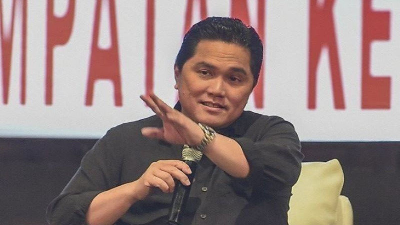 Menteri BUMN Erick Thohir (ANTARA FOTO/Nova Wahyudi/aa)