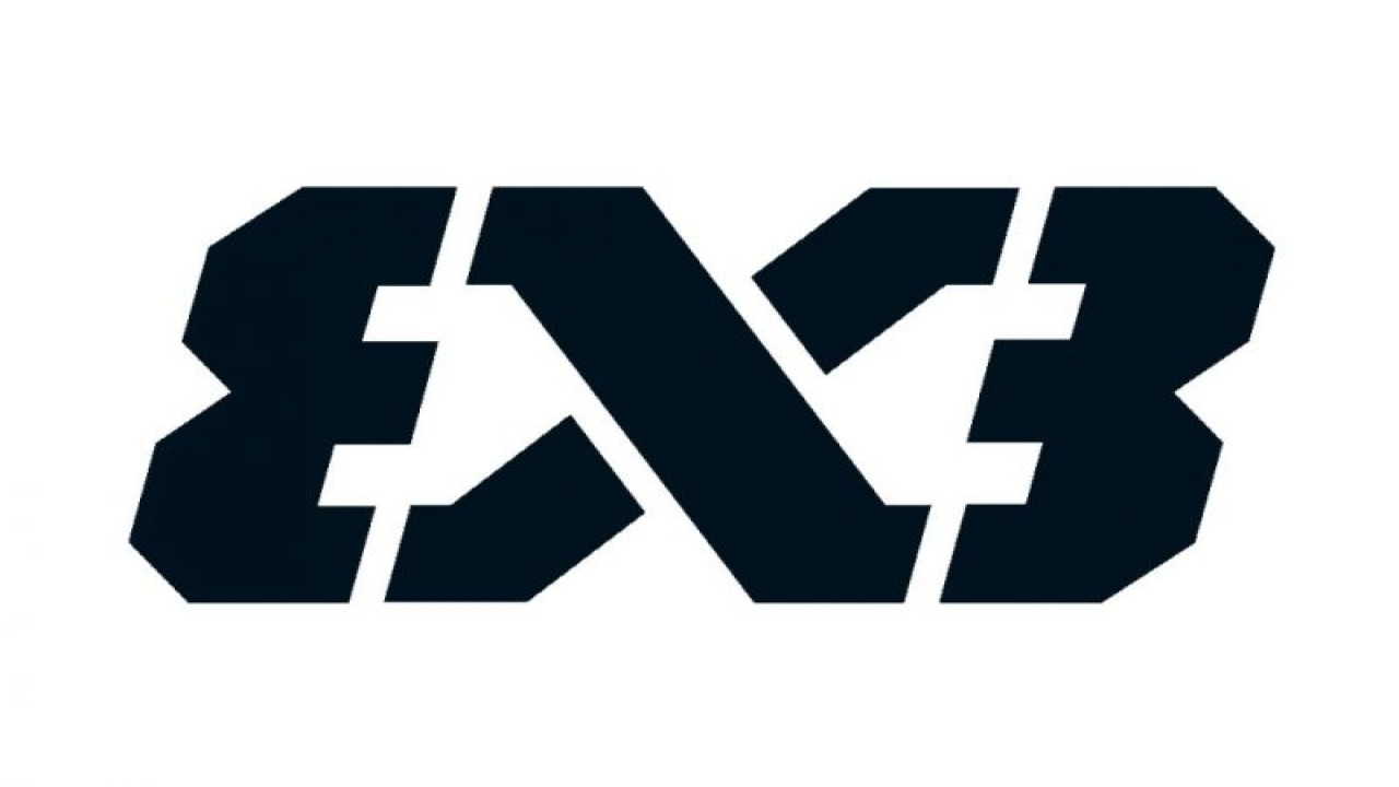 Logo bola basket 3X3 versi Federasi Asosiasi Bola Basket Internasional (FIBA). (ANTARA News/HO/FIBA)