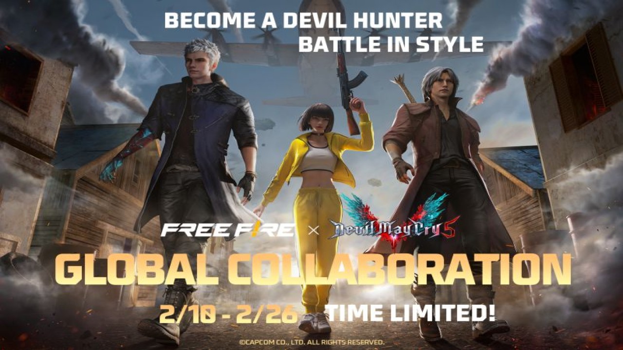 Garena mengumumkan Dante dan Nero dari Devil May Cry 5 akan hadir di Free Fire. (ANTARA/HO-Garena Indonesia)