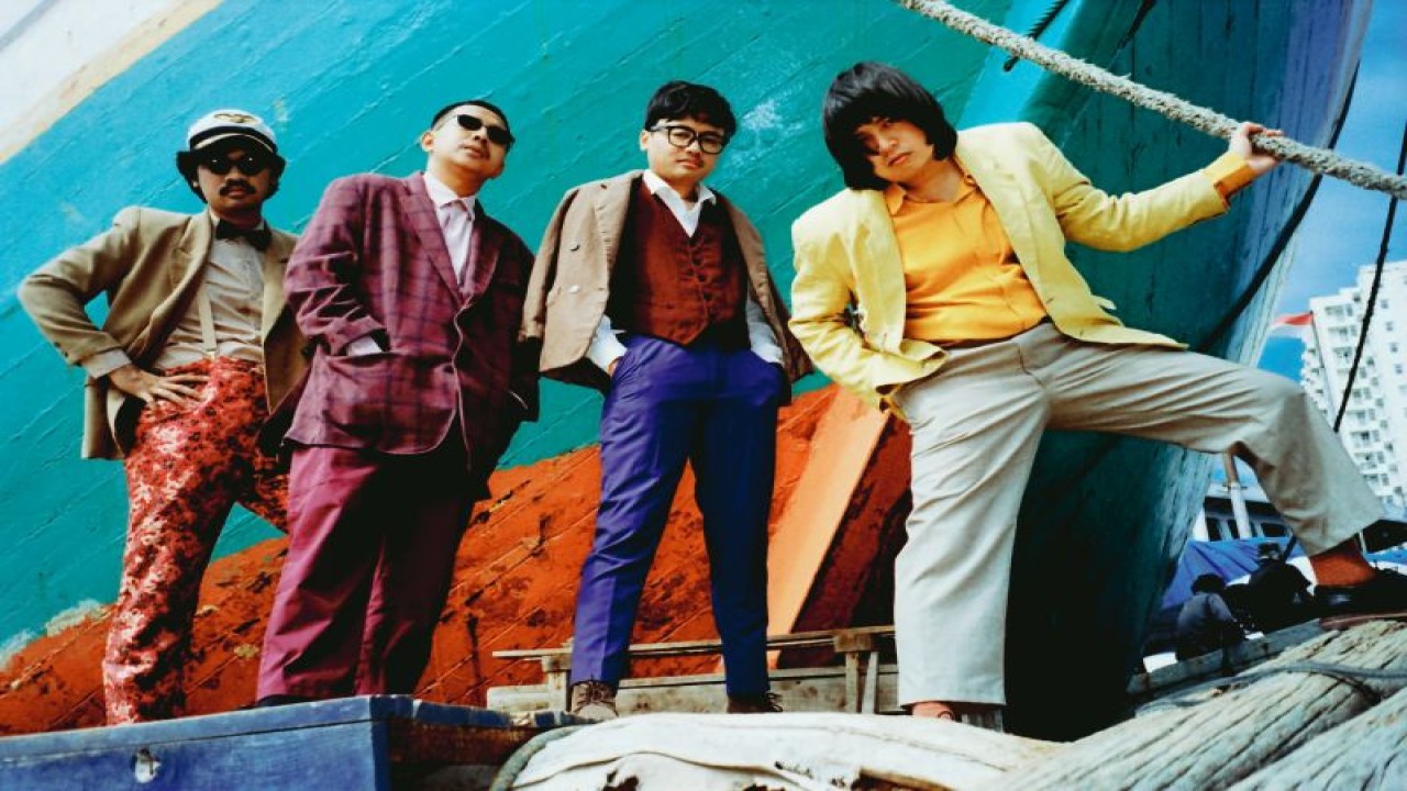 Grup band The Panturas. (ANTARA/HO)