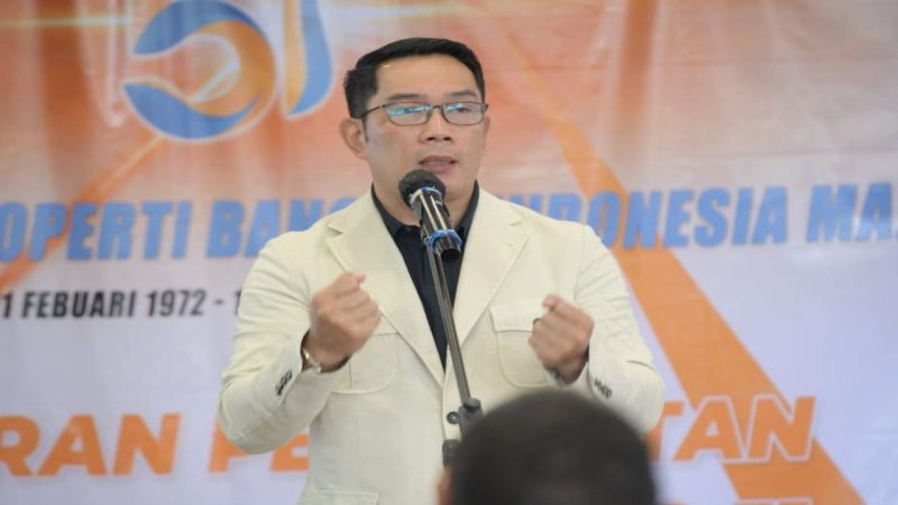 Gubernur Jawa Barat (Jabar) M Ridwan Kamil. ANTARA/HO-Humas Pemda Jawa Barat