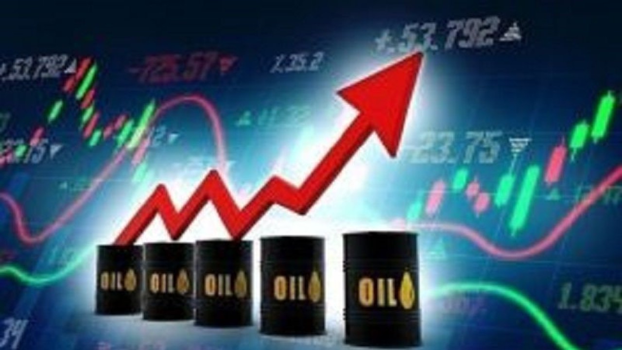 Ilustrasi - Harga minyak naik, grafik panah tumbuh. (ANTARA/Shutterstocks/aa.)