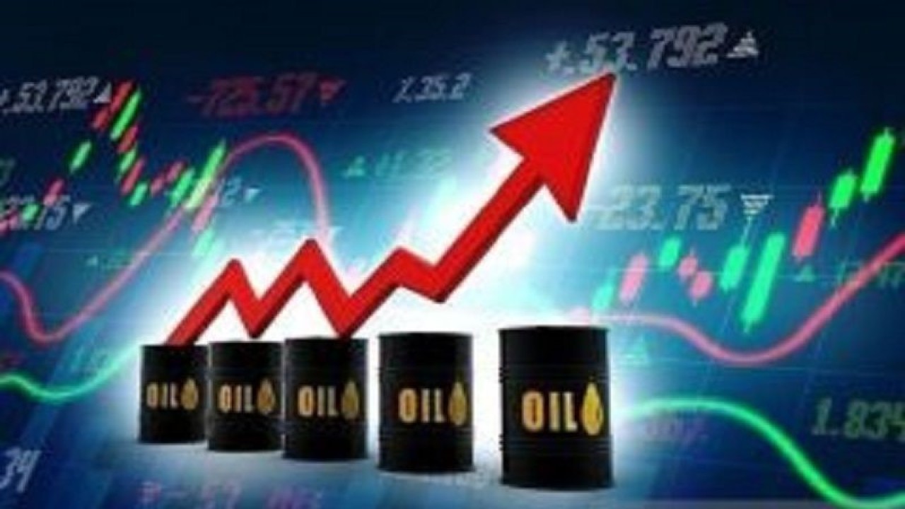 Ilustrasi - Harga minyak naik, grafik panah tumbuh. (ANTARA/Shutterstocks/aa.)