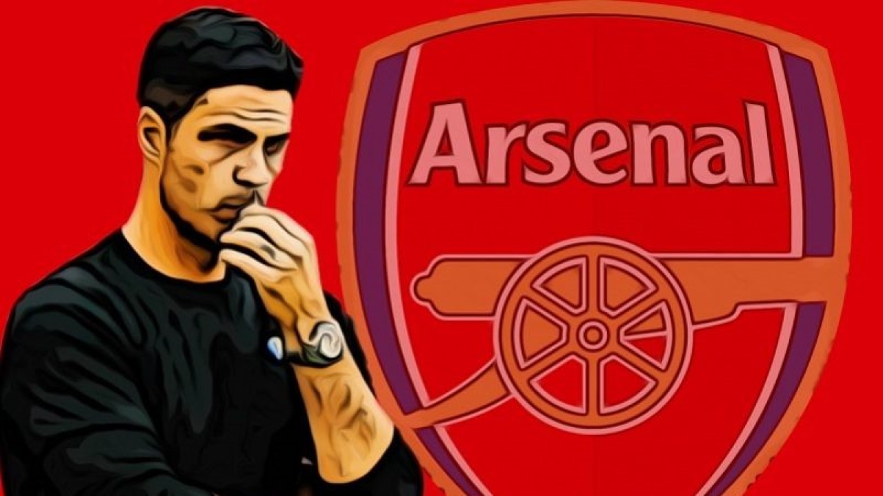 Ilustrasi manajer klub Liga Premier Inggris Arsenal, Mikel Arteta. (ANTARA/Gilang Galiartha)