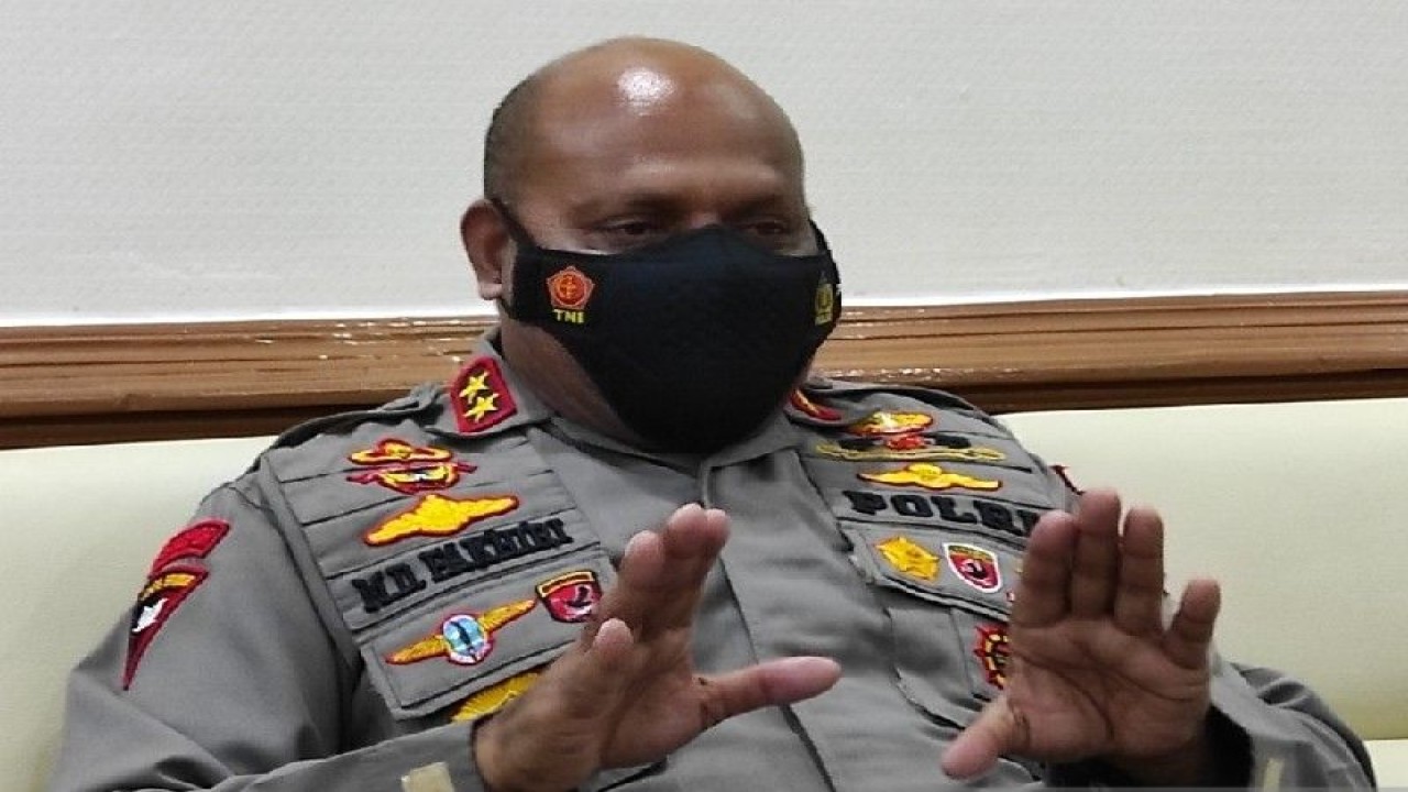 Kapolda Papua Irjen Pol Mathius Fakhiri. (FOTO ANTARA/Evarukdijati)