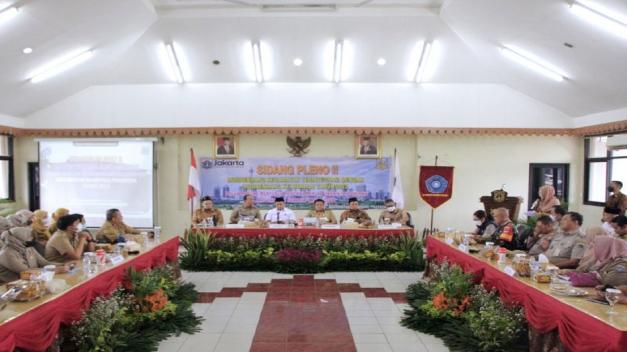 Pemerintah Kota Administrasi Jakarta Selatan menampung usulan membangun embung di lahan aset PD Dharmajaya di Pancoran, Jakarta, Senin (20/2/2023). ANTARA/HO-Kominfotik Jakarta Selatan