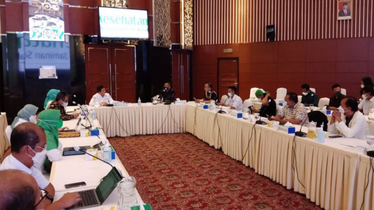 Lembaga pengawas jaminan kesehatan nasional Jamkeswatch beraudiensi dengan Direksi BPJS Kesehatan beberapa waktu lalu. (ANTARA/Ist.).