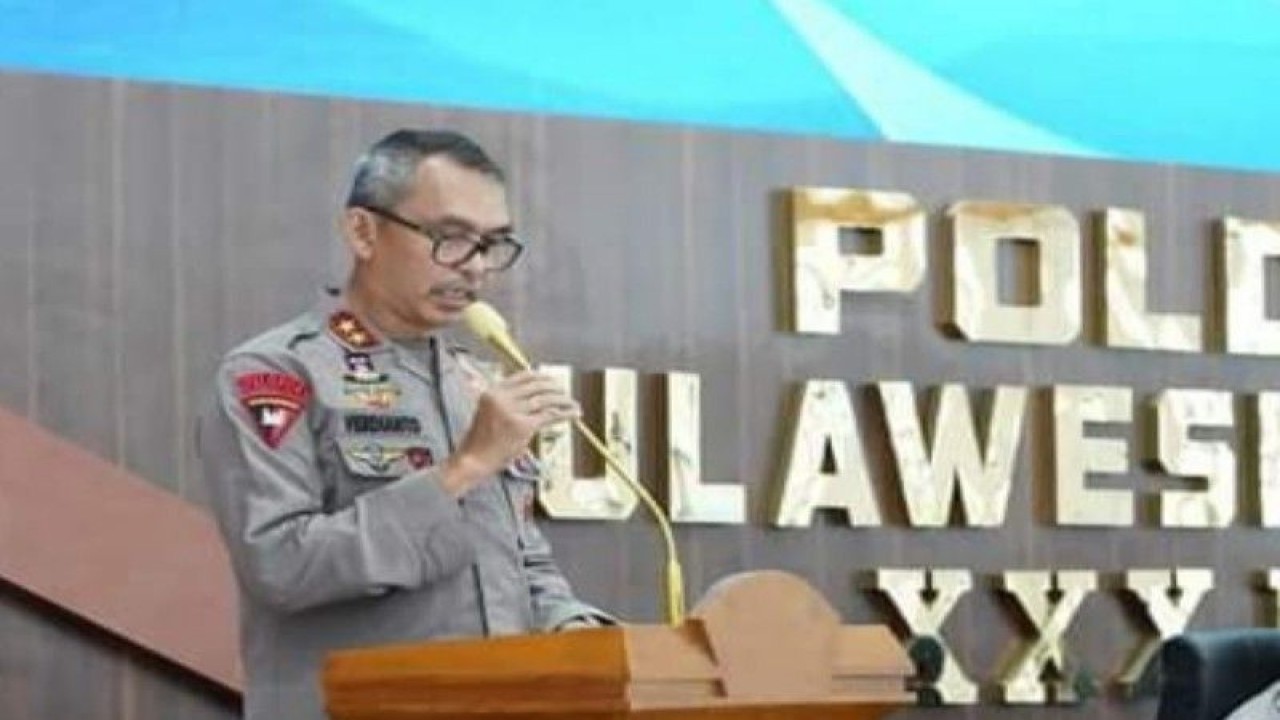 Kapolda Sulbar Irjen Polisi Verdianto I Binticaca. ANTARA/HO