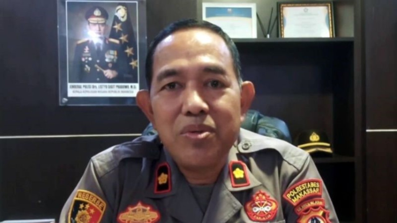 Kapolsek Panakukang, Komisaris Polisi Abdul Aziz. ANTARA/Darwin Fatir.