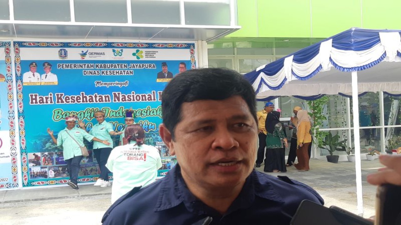 Kepala Dinas Kesehatan Kabupaten Jayapura Khairul Lie (ANTARA/Ardiles Leloltery)
