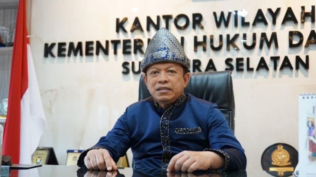 Kepala Kanwil Kemenkumham Kepulauan Babel Harun Sulianto. Aprionis/ANTARA.