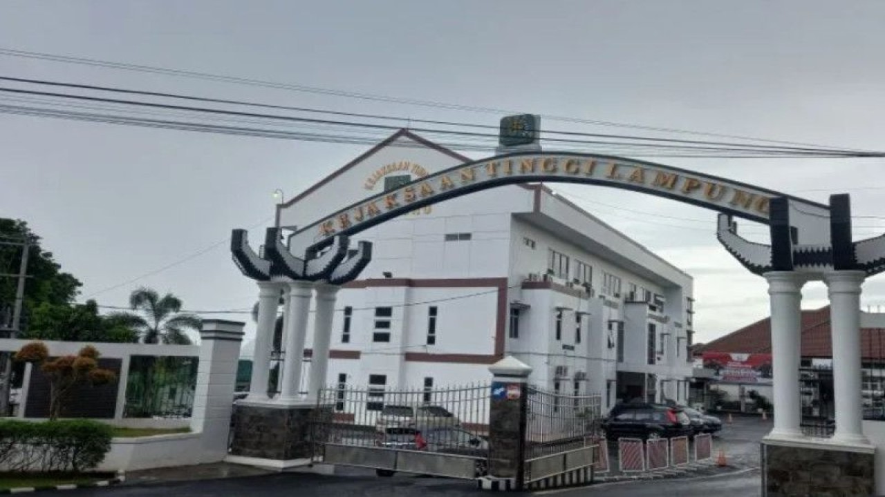 Kantor Kejaksaan Tinggi (Kejati) Lampung. (ANTARA/HO)