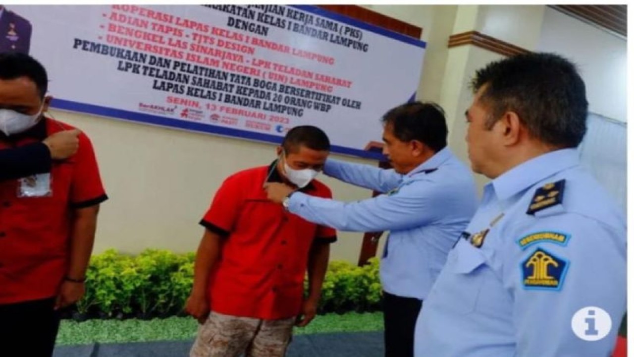 Mahasiswa UIN Lampung berikan pemahaman kepribadian ke narapidana (ANTARA/HO)