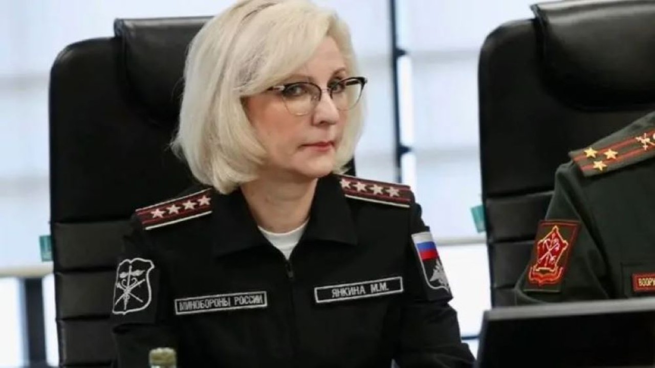 Marina Yankina, seorang pejabat senior pertahanan Rusia. (Twitter/Al Arabiya)