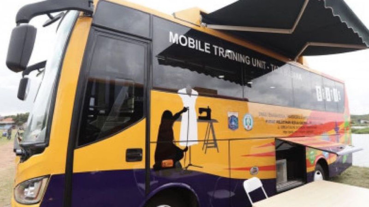 Mobil pelatihan kerja milik PPKD Jakarta Barat. ANTARA/HO-PPKD DKI Jakarta