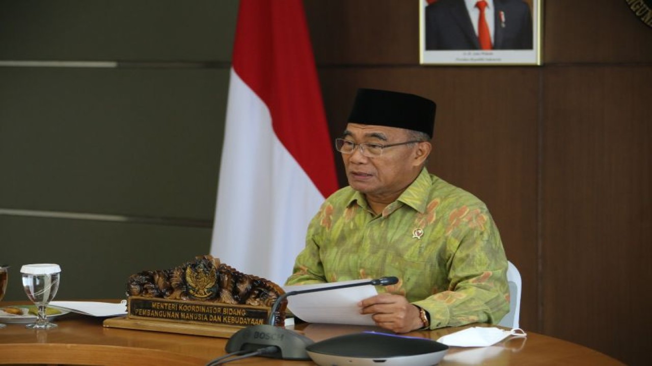 Menteri Koordinator bidang Pembangunan Manusia dan Kebudayaan (Menko PMK) Muhadjir Effendy. ANTARA/HO-Humas Kemenko PMK.