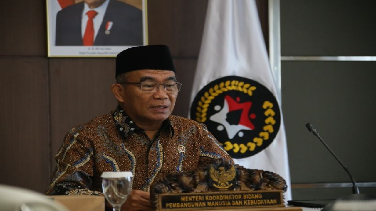 Menteri Koordinator bidang Pembangunan Manusia dan Kebudayaan (Menko PMK) Muhadjir Effendy. ANTARA/HO-Humas Kemenko PMK.