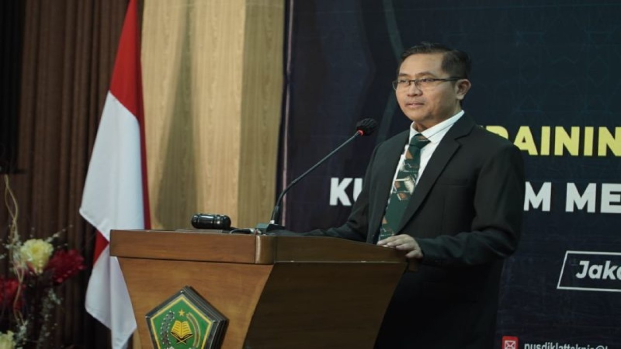 Kepala Pusdiklat Teknis Kementerian Agama Mastuki. (ANTARA/HO-Kemenag)